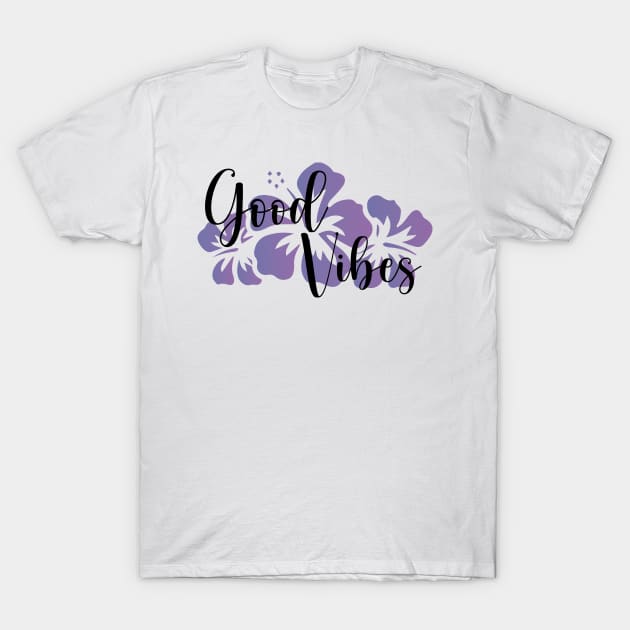 good vibes summer purple T-Shirt by JDP Designs